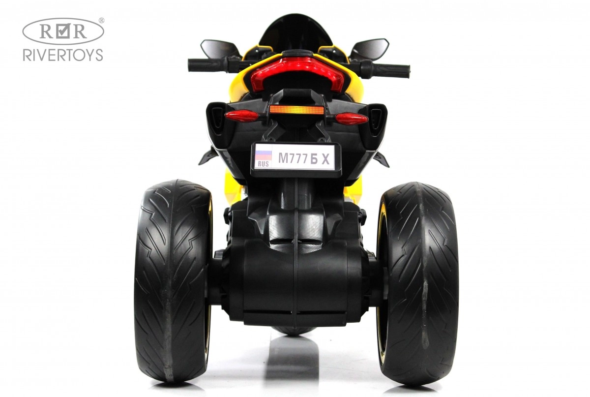 Детский электромотоцикл RiverToys М777БХ желтый n07mx5fu6h8gnp947sk9ilr9k9ng32kb