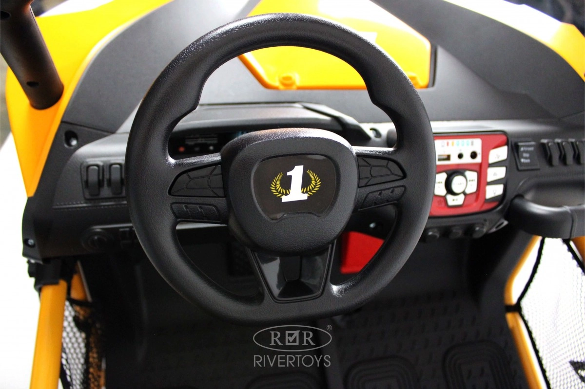 Детский электромобиль RiverToys P555PP оранжевый h7j3rkb2aucmndrwo3bexqrurtnwr7n6