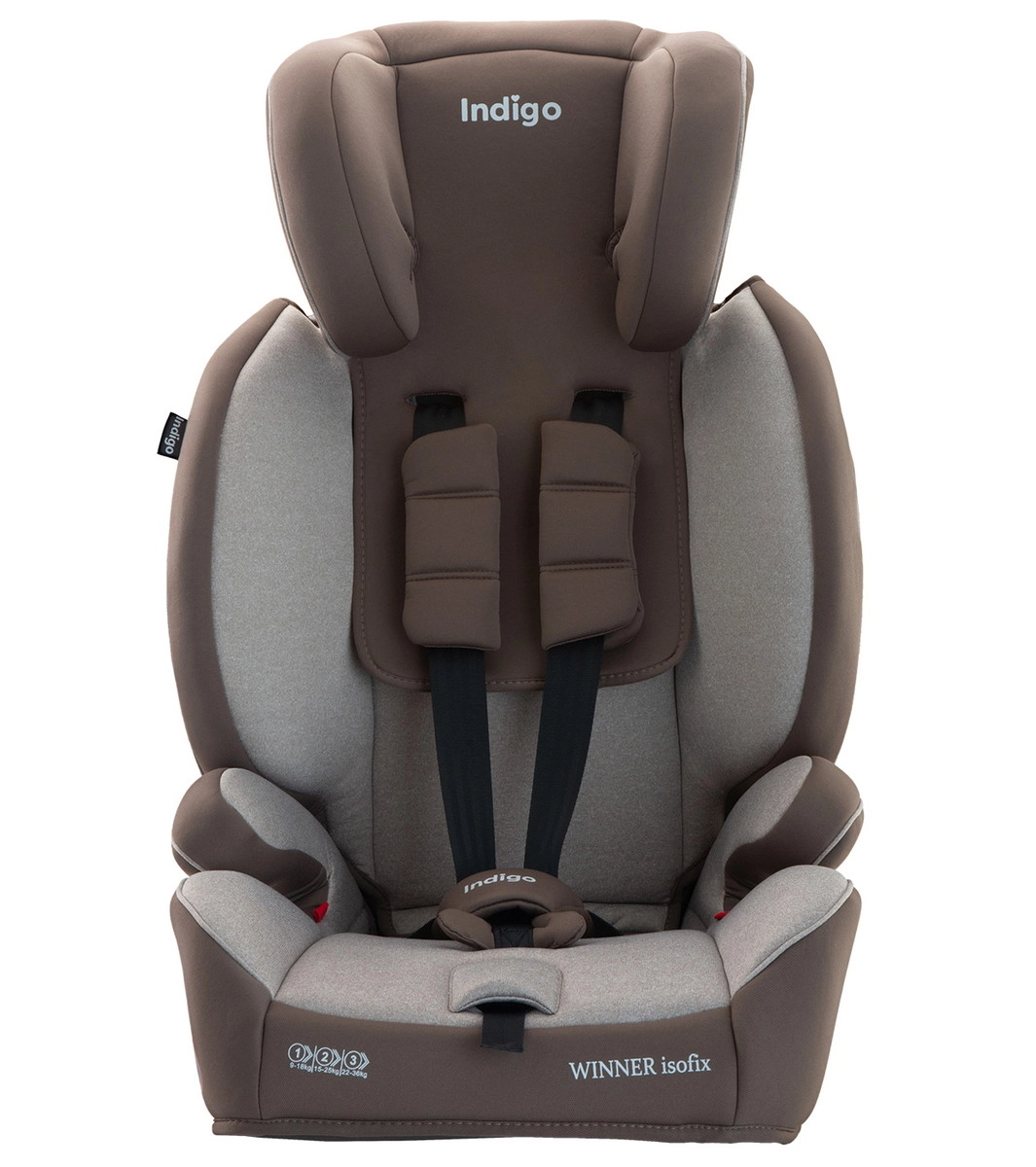 Автокресло Indigo WINNER ISOFIX, YB706B, группа 1+2+3  бежевый-коричневый q5j8fl2ihcthhjqeoeotwwqbfc3xv82j
