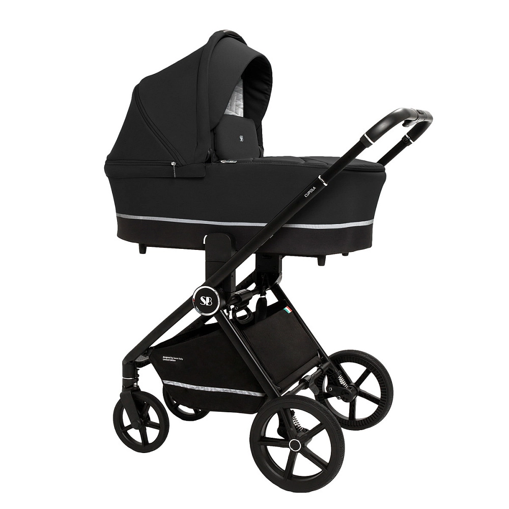 Детская коляска Sweet Baby Cupola New 2 в 1 (Moon Black)