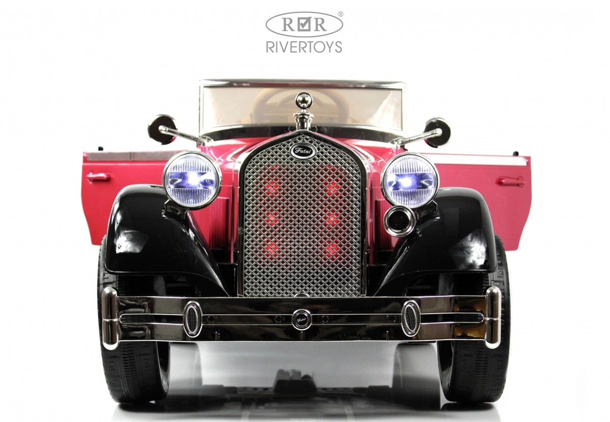 Детский электромобиль RiverToys X005XX черно-розовый ch3o68hypqpdr6n9askeq80jgd2kxbp6