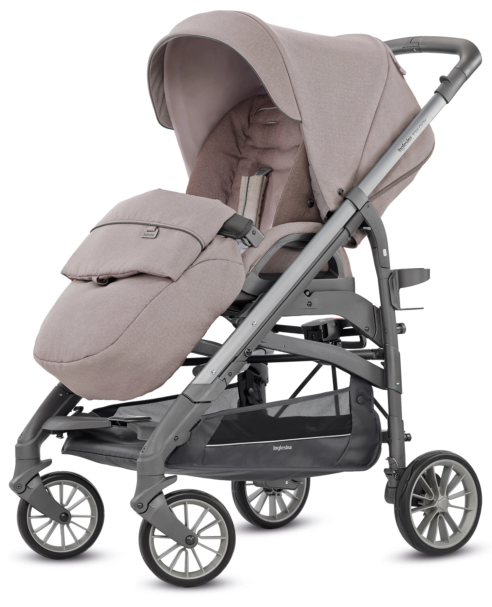 Коляска-трость Inglesina Trilogy Alpaca Beige (серое шасси) 5ee2c29e731563d2d0528cb565f9f2ae