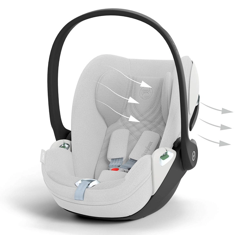 Автокресло Cybex Cloud T i-Size Platinum White Plus3