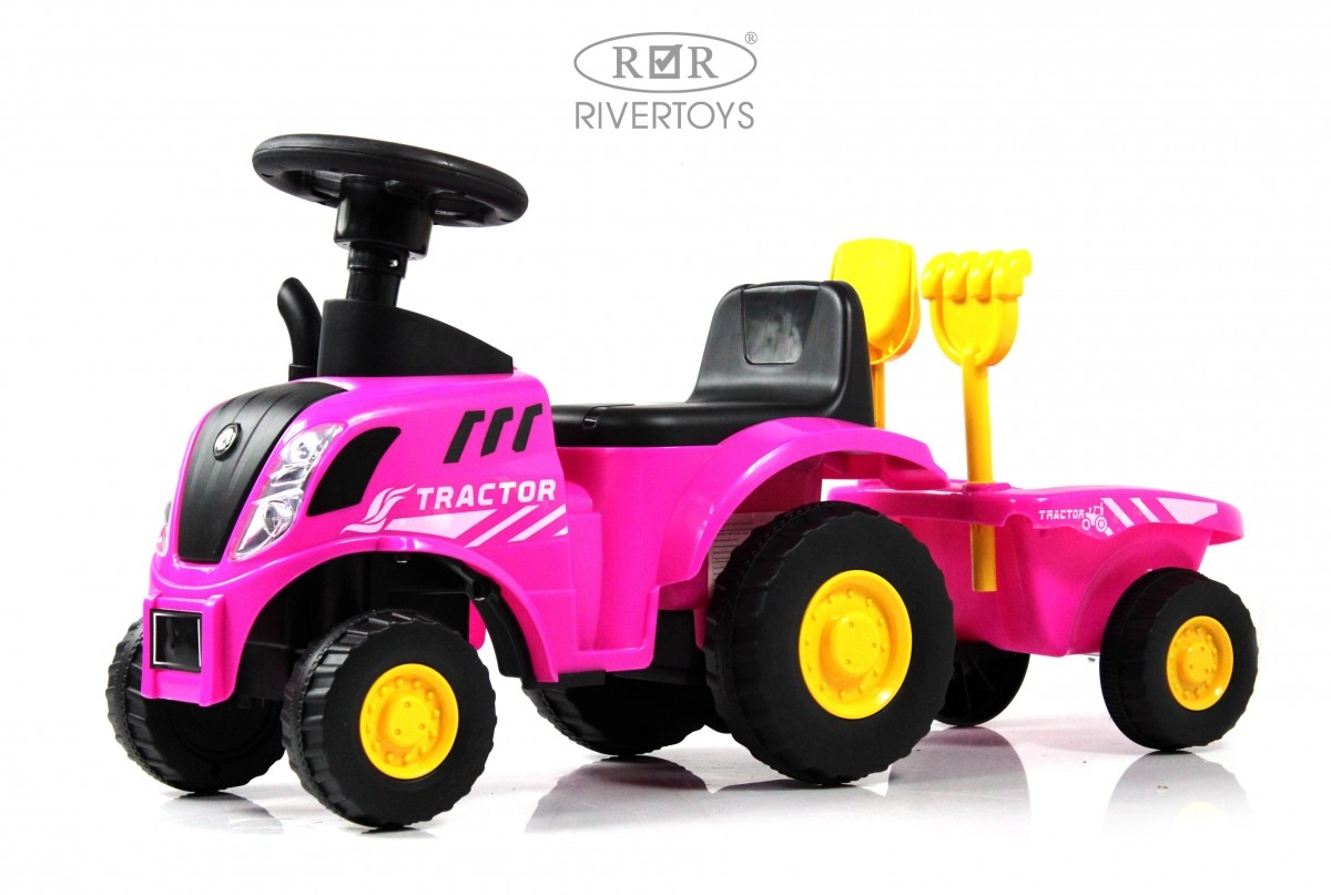 Детский толокар RiverToys G101GG розовый dnwehiaaj8xr96h91o7n2h9otdmxrrj0