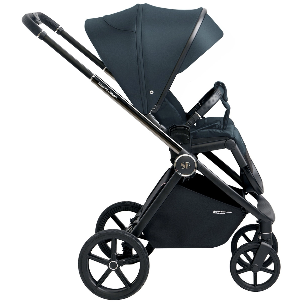 Прогулочная коляска Sweet Baby Elegante Chrome Blue m1j943zb4wb5apy9685f1us9zf5yani5