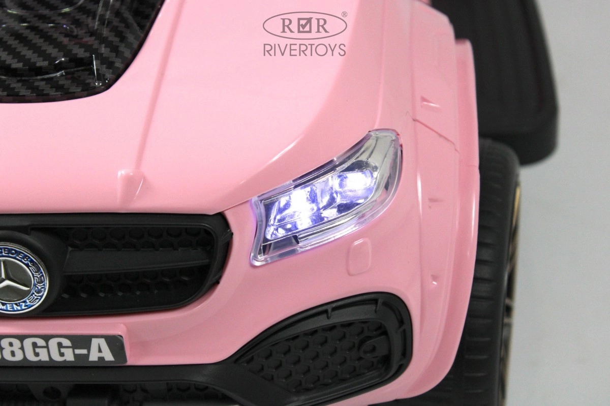 Детский электромобиль RiverToys G008GG-A розовый rtk5i5k2izowdcmf7mt5p2ggg10av9v8