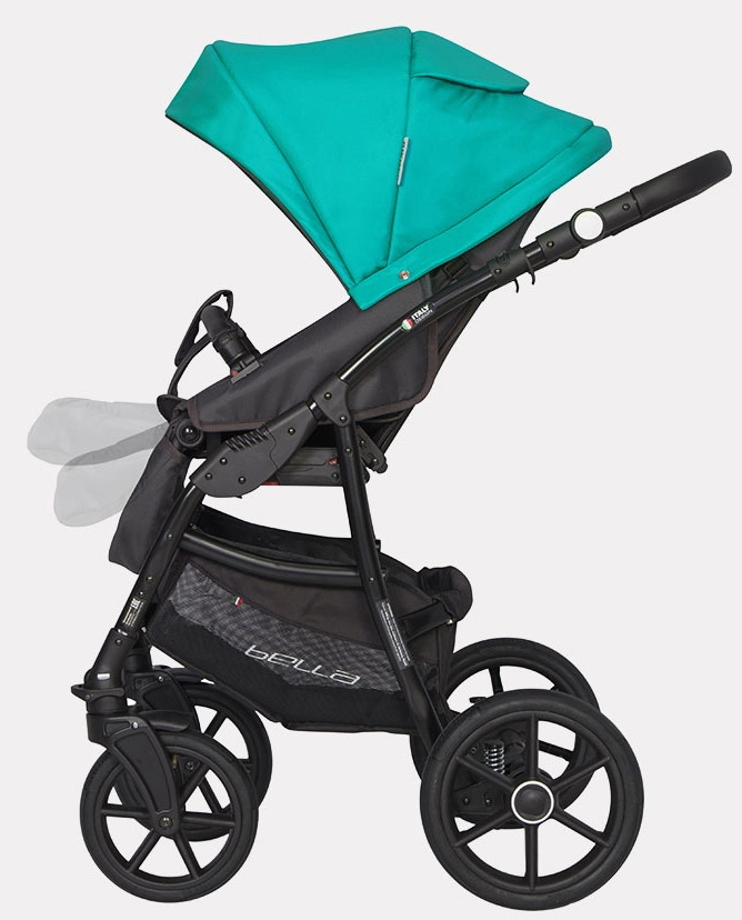 Детская коляска Riko Basic Bella 2 в 1 03 серый-малахит iyeawrnu36kfs2hblf4qh3v1l81mb624