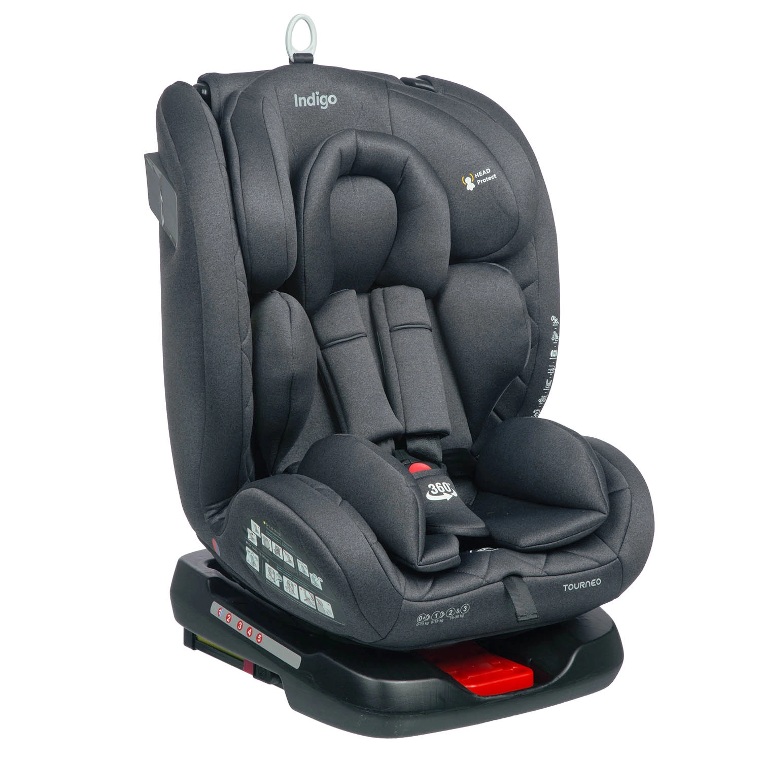 Автокресло Indigo TOURNEO ISOFIX черный f34948a528323672d94381c8fac0749c