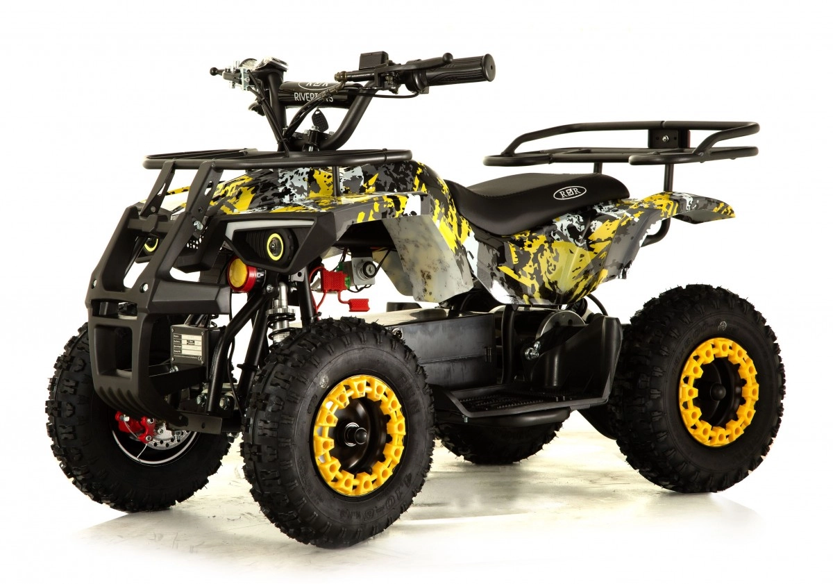 Детский электроквадроцикл RiverToys TIKI желтый спешл 7nk4uva34z8zgpvo024cakjvx3fzqrb6