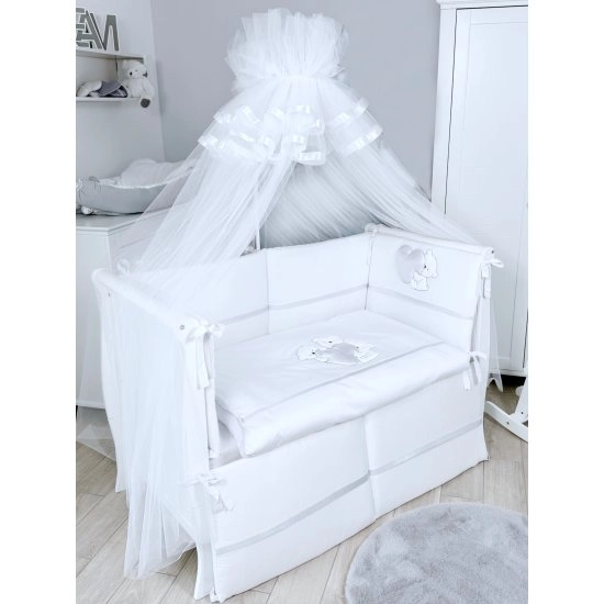 Комплект постельного белья Lepre Charme 6 предметов (125*65) (Белый)