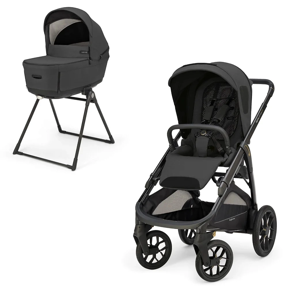 Коляска 2 в 1 Inglesina Aptica XT с подставкой под люльку Stand Up (Magnet Grey 2025)