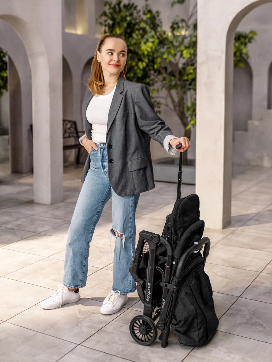 Прогулочная коляска Amarobaby Voyager Черный jj43e079w70gr9xtticur2tmh1rr0ulc