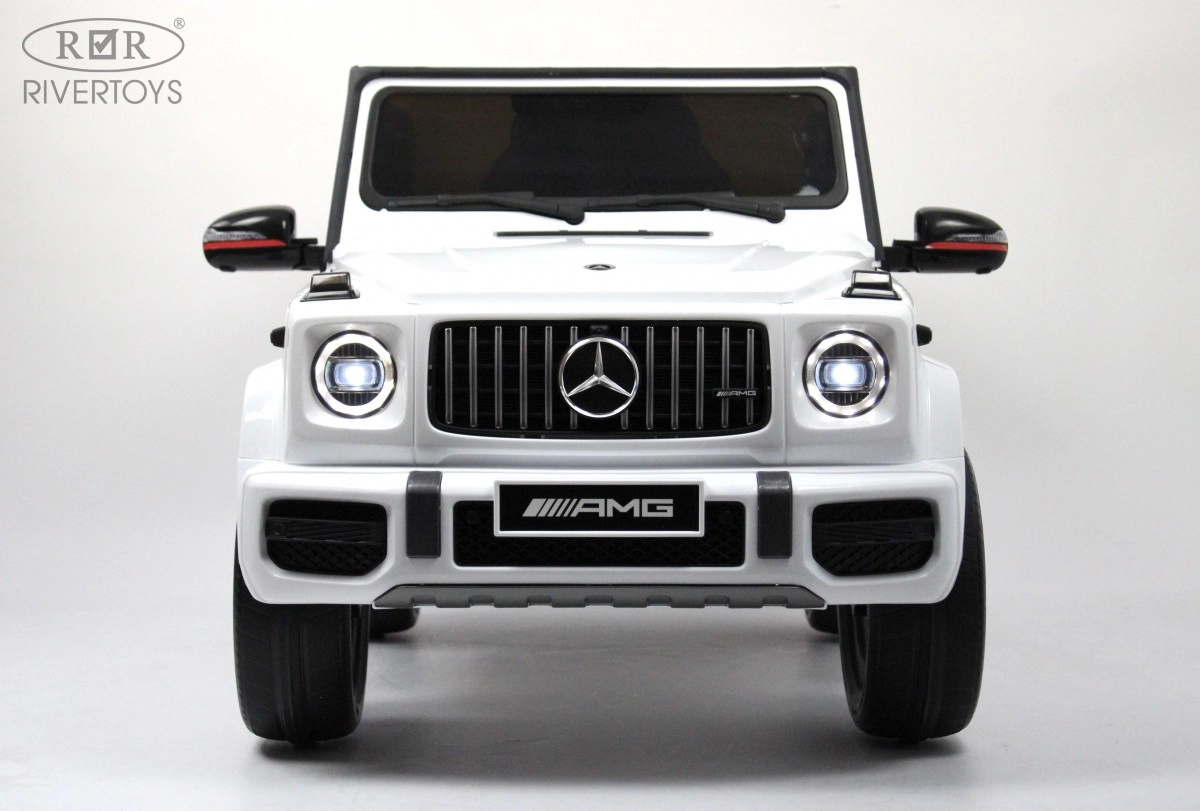Детский электромобиль RiverToys Mercedes-AMG G63 4WD K999KK белый d8g9vv4traike6cxvhqdb9qv6y93280b