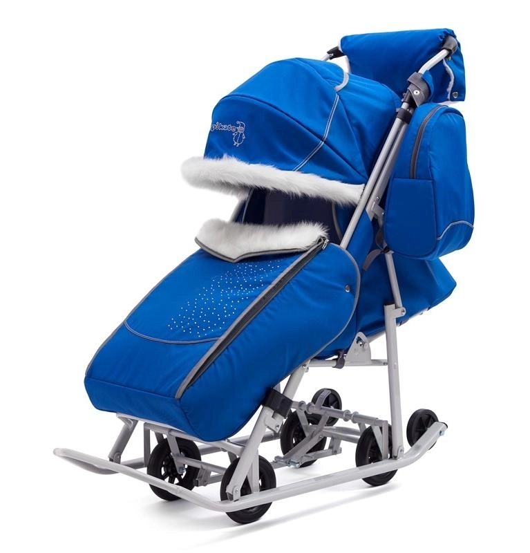 Санки-коляска Pikate Снеговик Василек 1e6547f7f6768fa8a41c028bcc743bc9