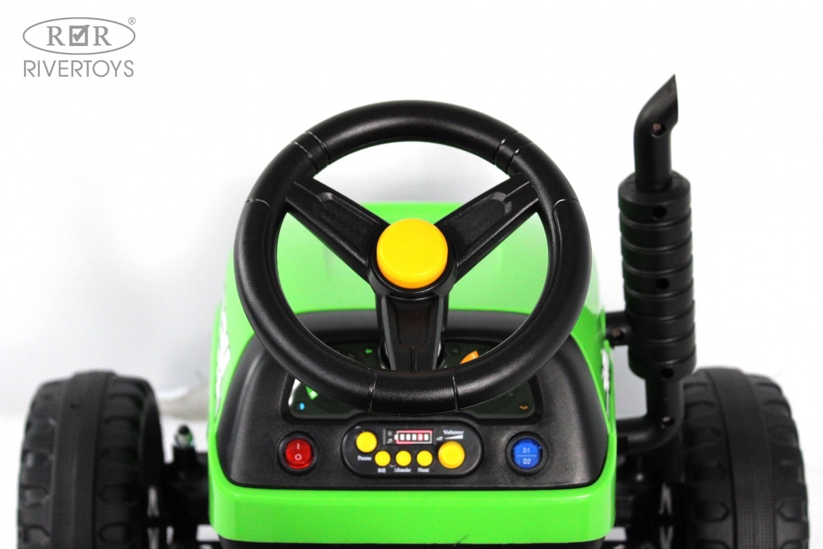 Детский электромобиль RiverToys K111KK зеленый avrutprxesoswvkgho3phu1c9tuv0yuj
