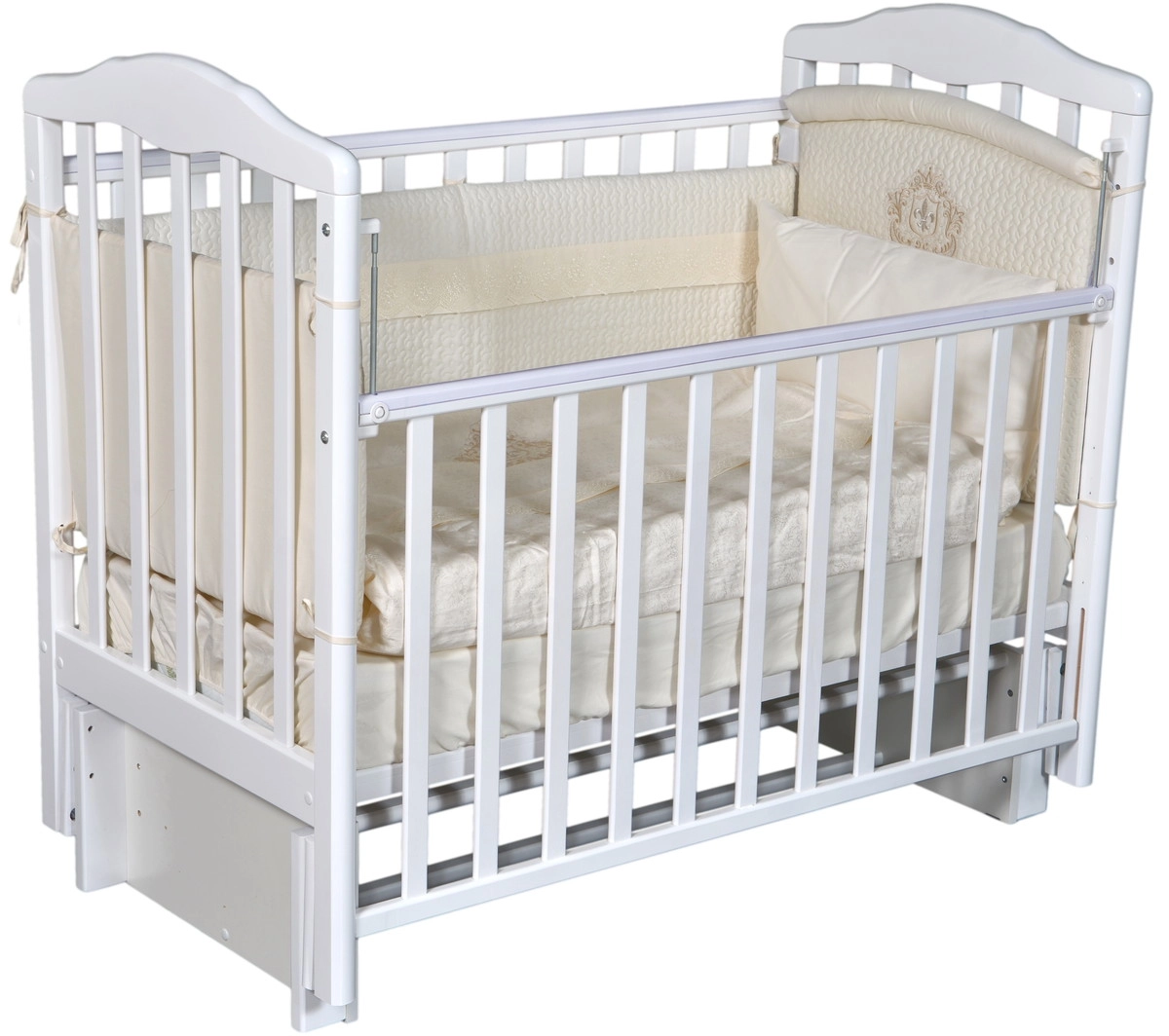 Детская кроватка ByTwinz Daniella 2 универсальный маятник белый ivf84i2j2cvgfld4thrntmvlo1m3bdpu