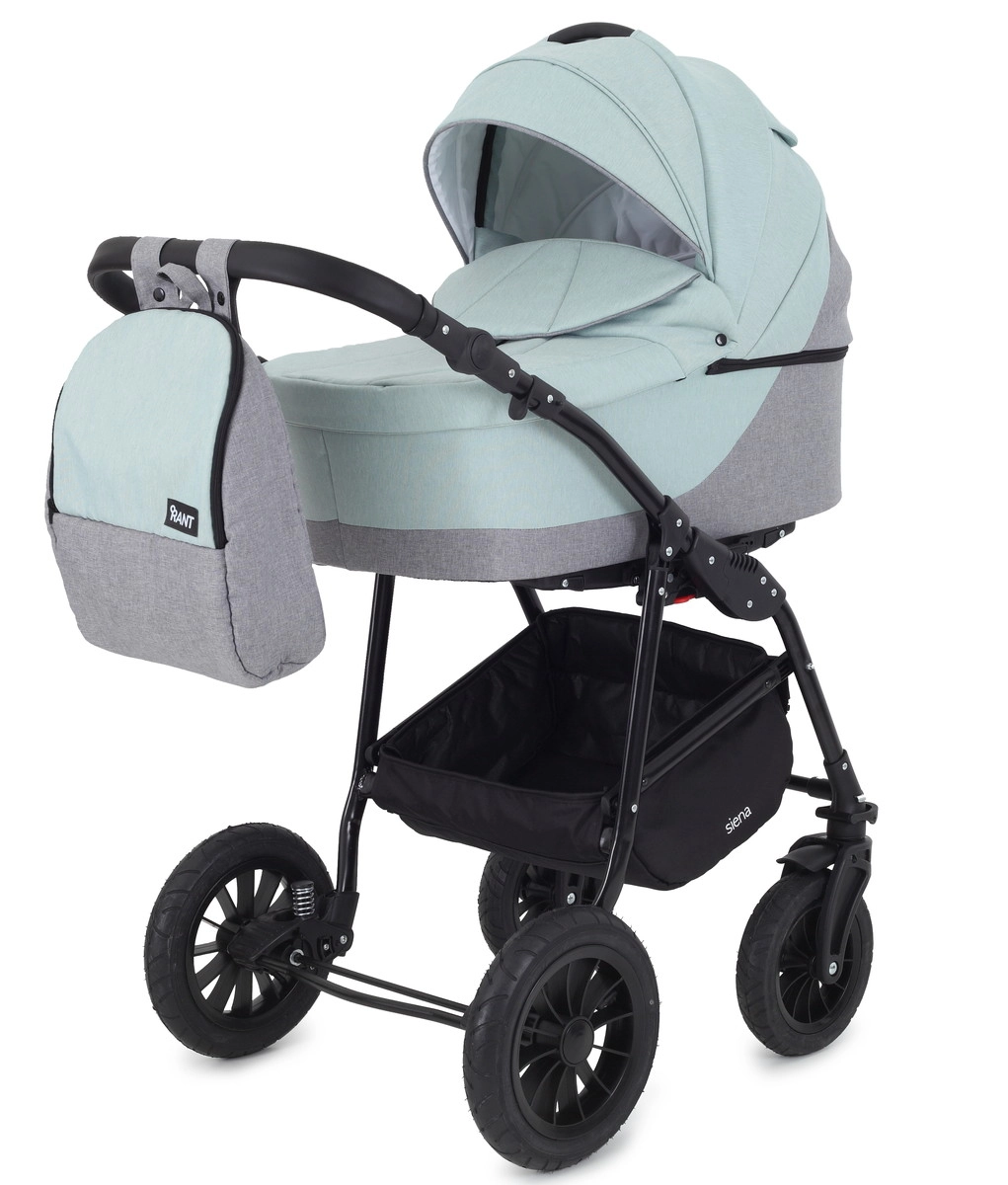 Детская коляска Rant Siena New 2 в 1 10 серый-ментоловый wuoei99at2e5yoehx6o6gix89nrtryc4