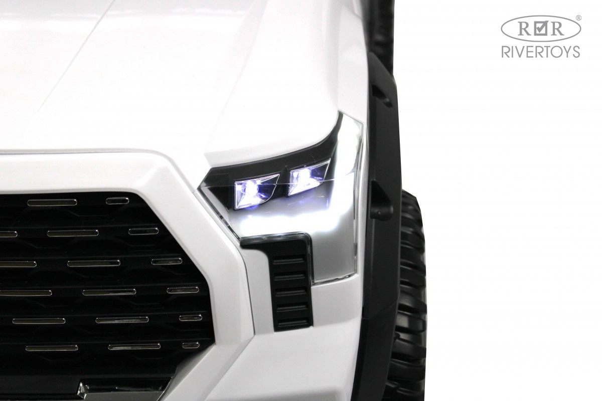 Детский электромобиль RiverToys Toyota Tundra G444GG белый sx7i8f70nc3tppdqb0si5xngbxhas9n9