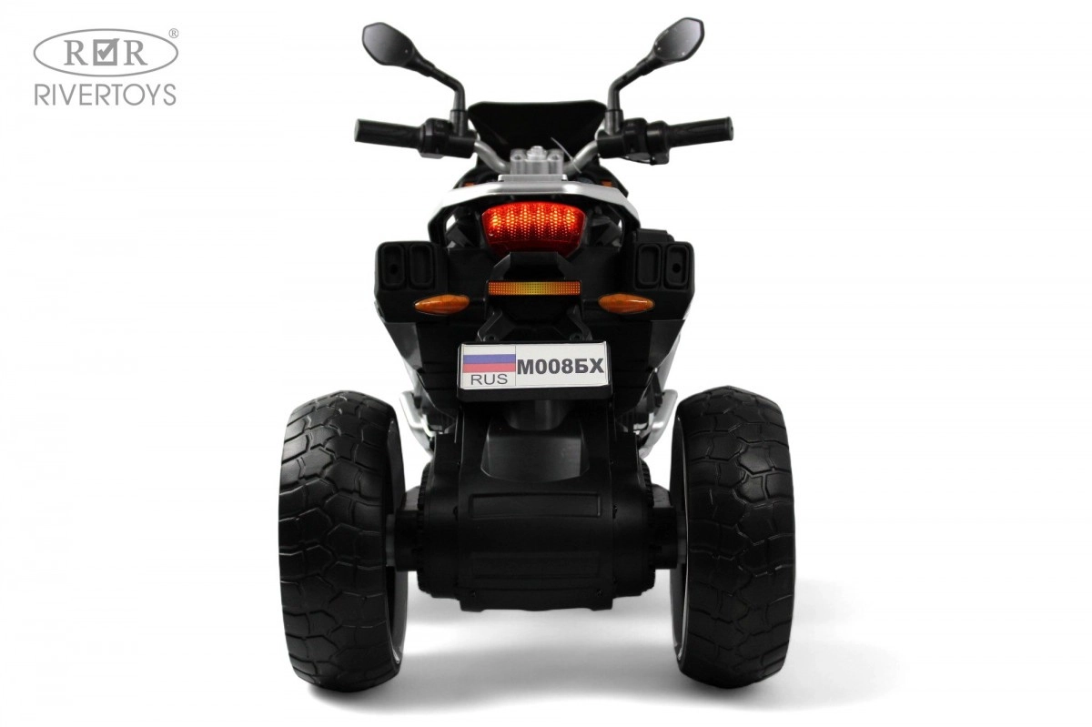 Детский электромотоцикл RiverToys М008БХ серый gb8cwlyanu8r78l2q605go6p4g1myjb4