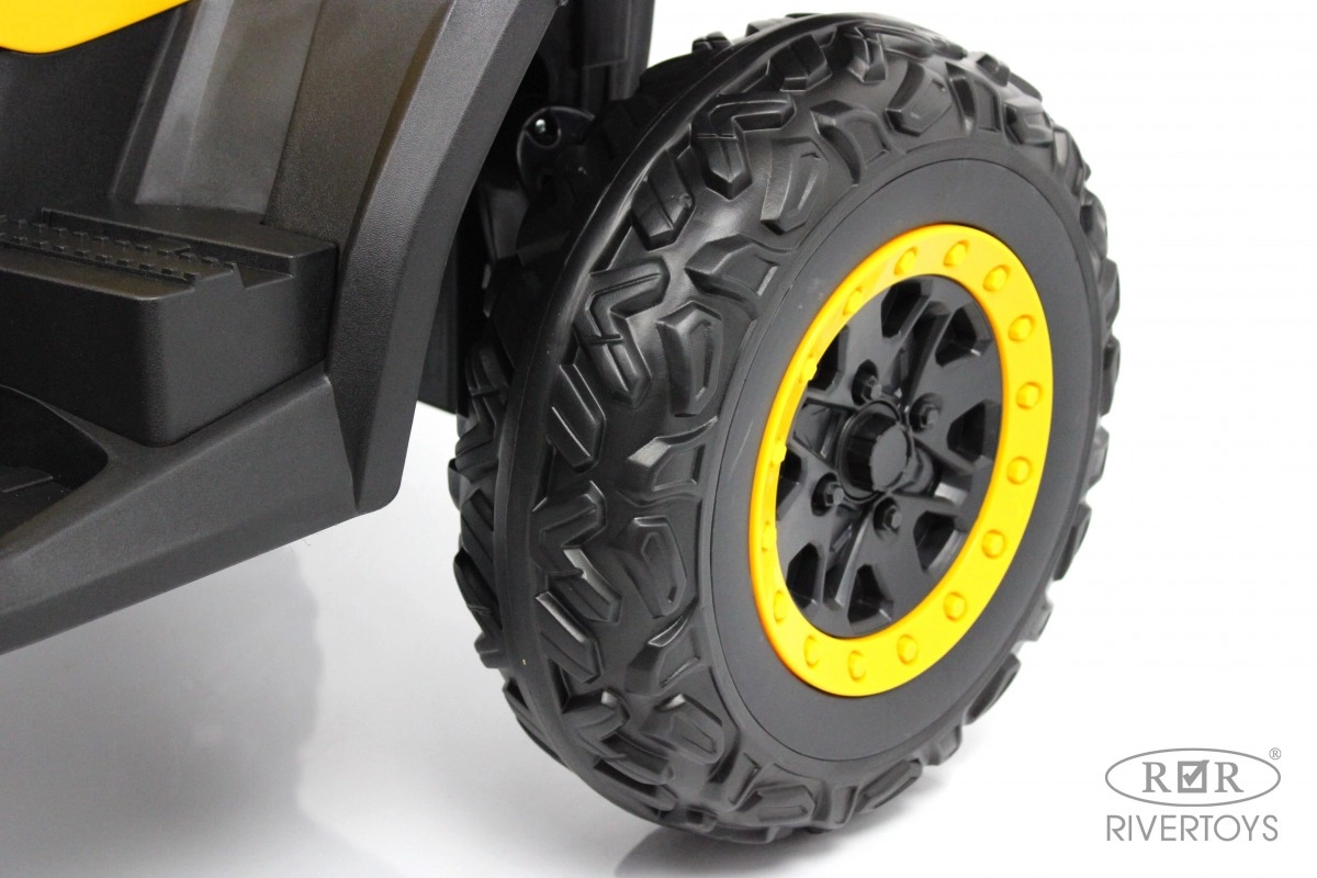 Детский квадроцикл RiverToys T001TT 4WD желтый fv6tbmfruui9446hh1qznswhnwmcsxie