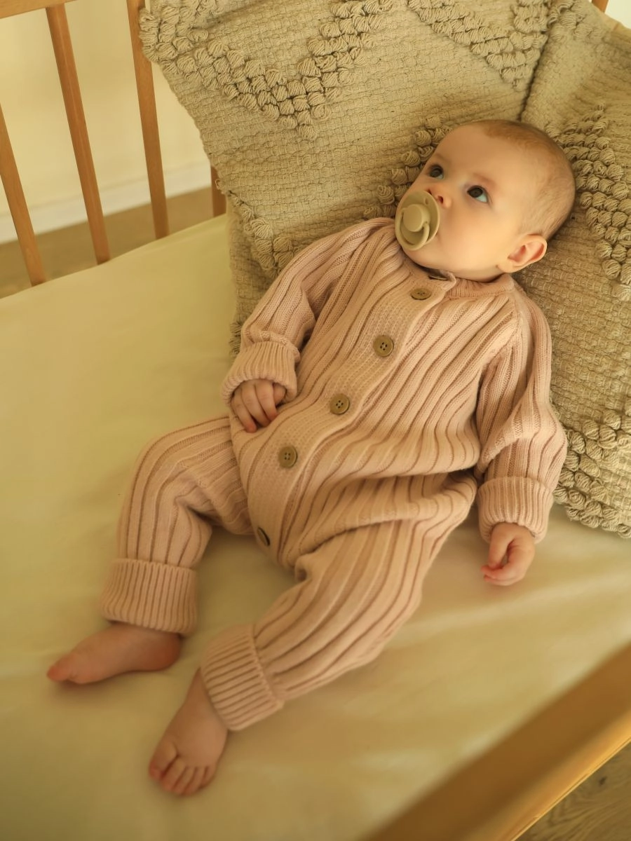 Комбинезон вязаный Little Star Лапша Ниточки Клубочки 56 пудровый 1m2jkjxfzzec2j06i0pk28ekix7zpa0l