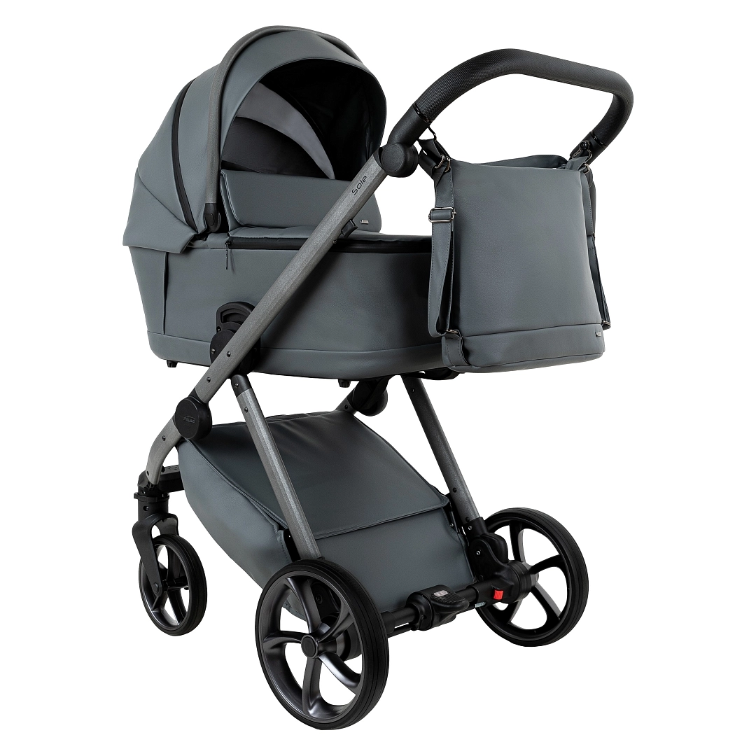 Коляска 2 в1 PITUSO Sole (leather/Grey)