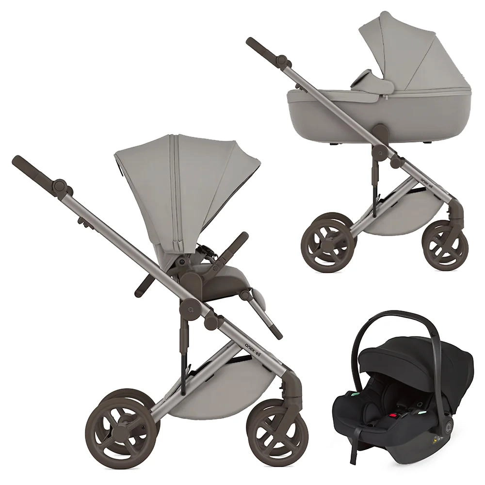 Коляска 3 в 1 Anex Eli с адаптерами ((el-09) Granti)