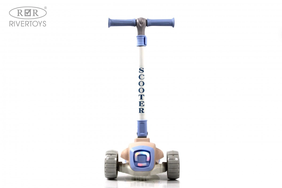 Детский самокат RiverToys HB-T8 голубой ib00ii0ojdbgpuh5sp2g8fwzutag2hxm