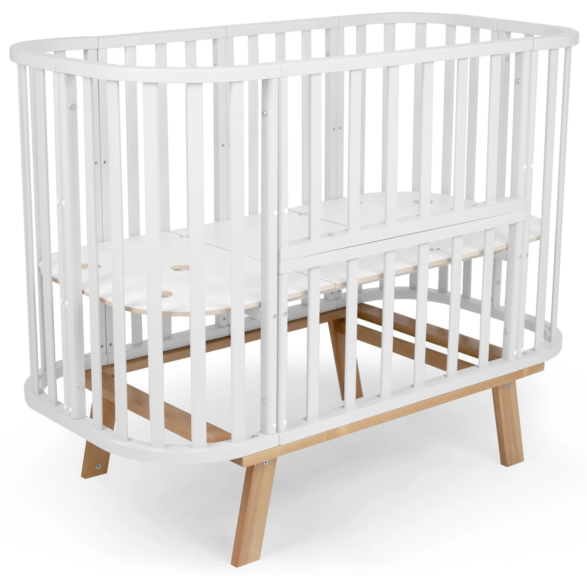 Детская кроватка Sweet Baby Barocco New с маятником Белый/Натуральный jr9iyvapjogxup3huhyb3ogls2eahyjh