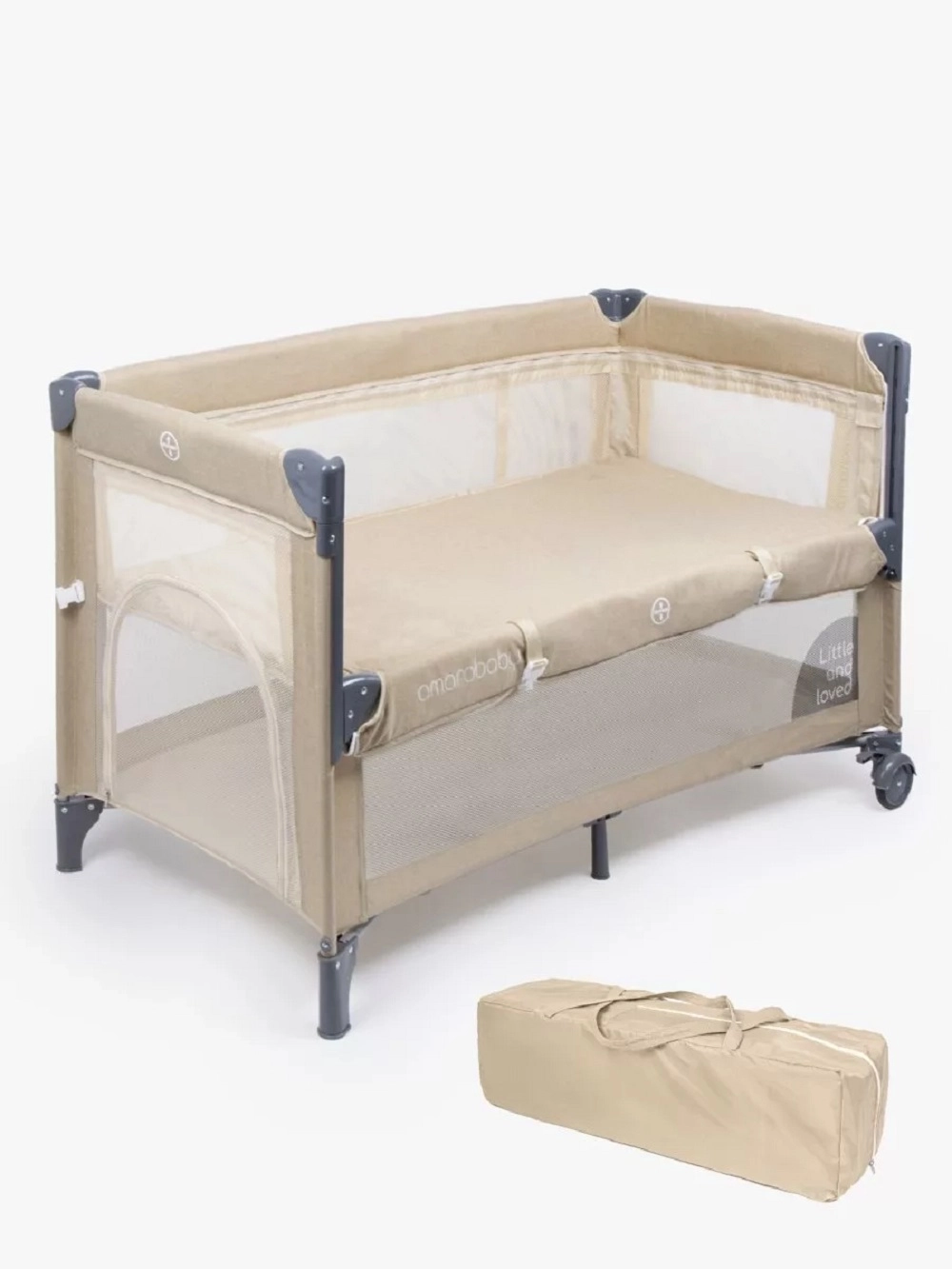 Манеж-кровать Amarobaby Transform Classic/Бежевый b97fa99feb605e251dc7dd7f16eec64a