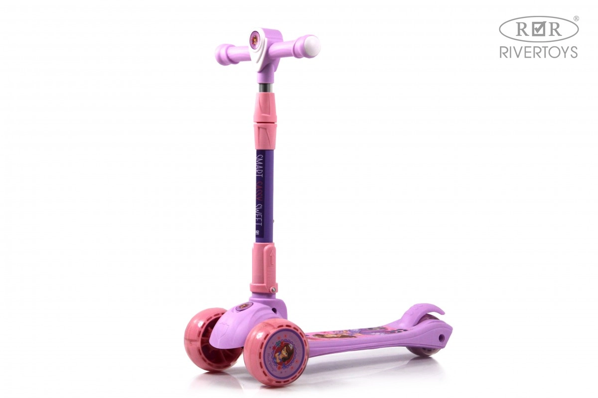 Детский самокат RiverToys HB-103 фиолетовый 7eap8nzijrr0mcwaq4m0lt2qma6u8s2u