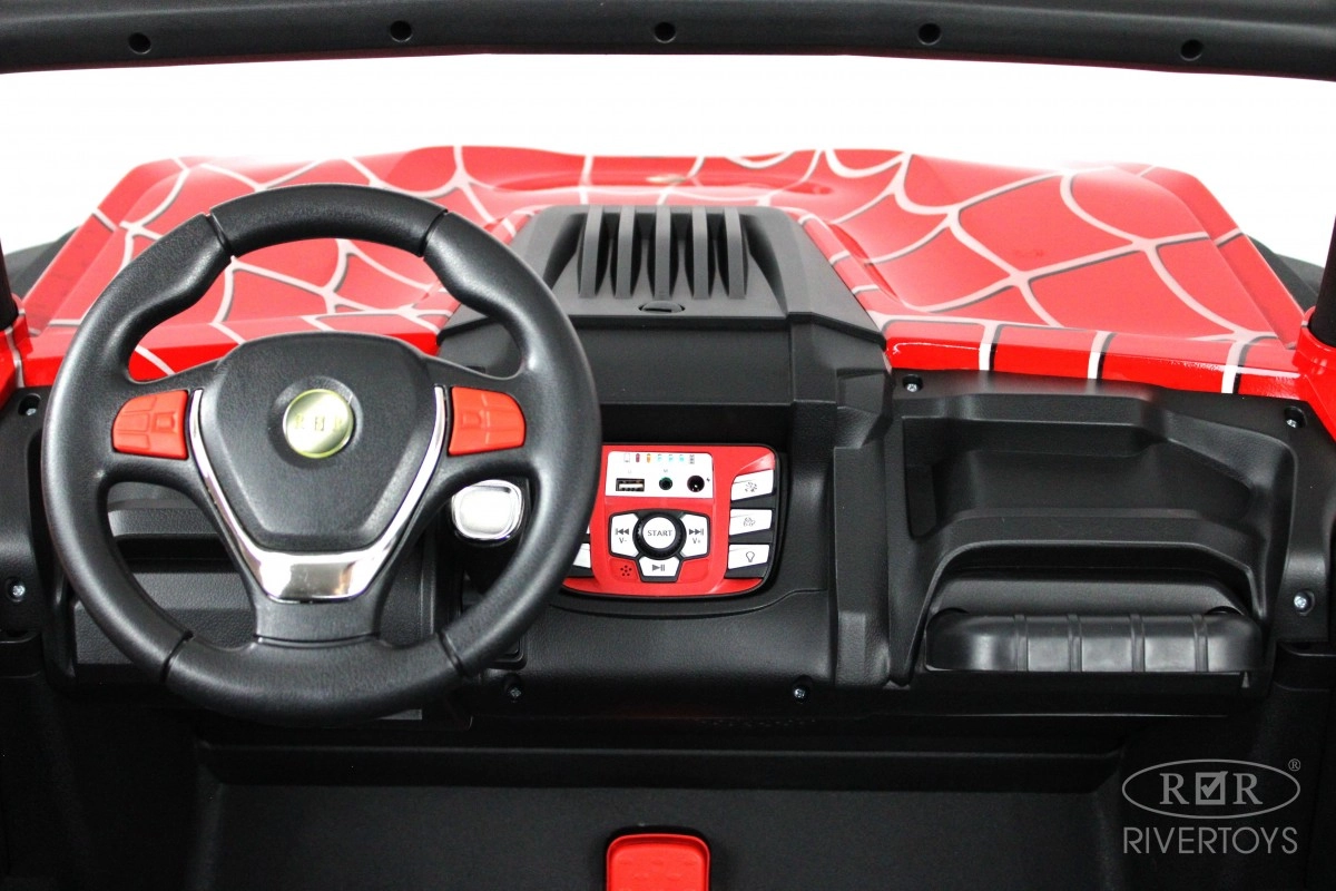 Детский электромобиль RiverToys Buggy P333PP красный Spider 149t4evp503f5wtg96gensgzjttari30