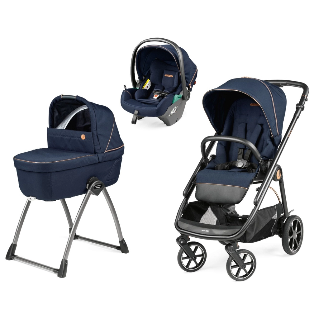 Коляска 3 в 1 Peg Perego Veloce Belvedere Lounge Blue Shine 108132300-kolyaska-3-v-1-peg-perego-veloce-belvedere-lounge-blue-shine