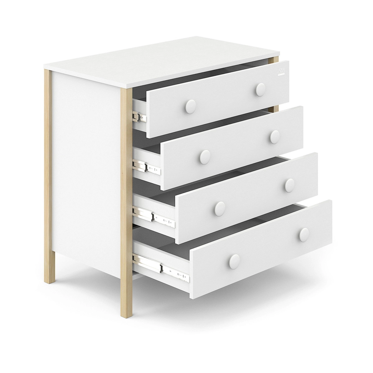 Пеленальный комод Sweet Baby Giovanni Белый/Натуральный 83mmm73lqb56jdxwiq3o42ttmllnxd4s