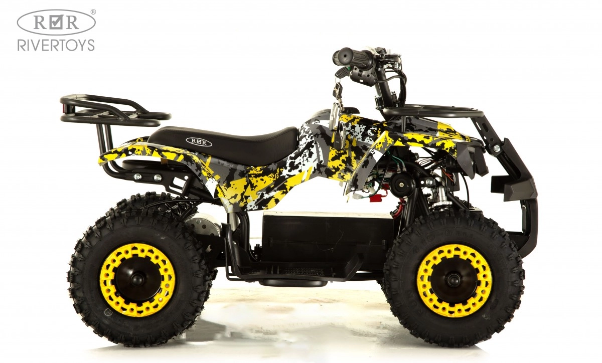 Детский электроквадроцикл RiverToys TIKI желтый спешл xcwr6ah6vdumoej248r5ln28n9u5od4l