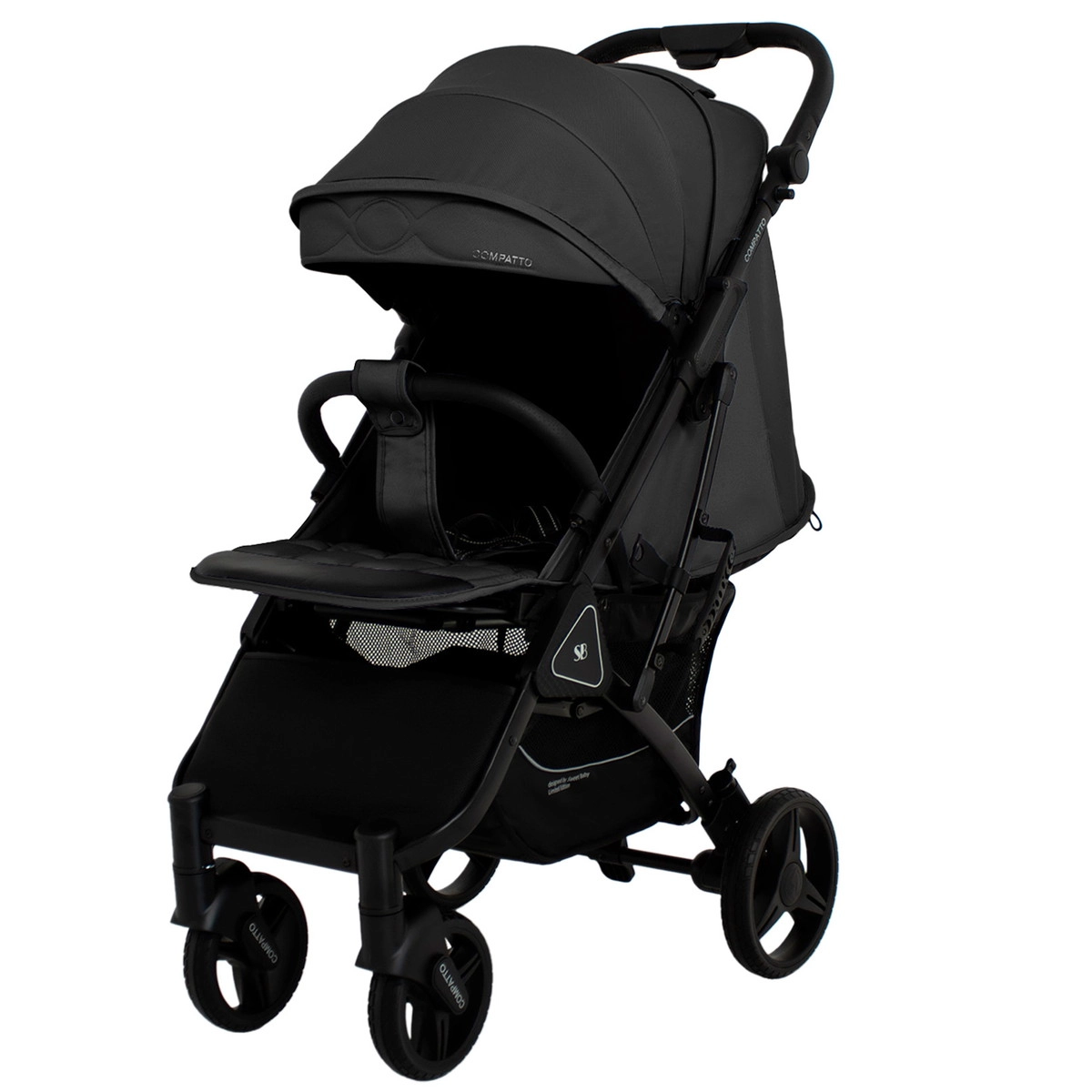 Прогулочная коляска Sweet Baby Compatto Black k9qspuq2o0rwq1scdptq293i66lhadwv