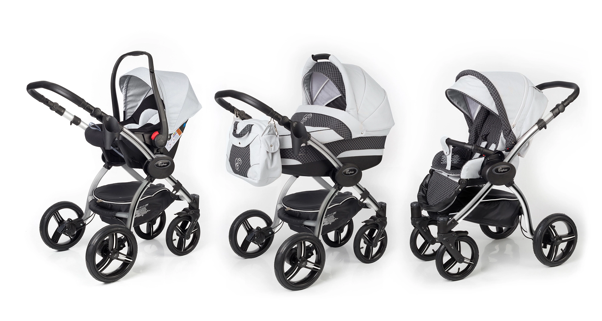 Коляска 3 в 1 Esspero I-Nova (шасси Grey) Grey Carbon 7b050e97babcd4d73aa6c5e4741c3872
