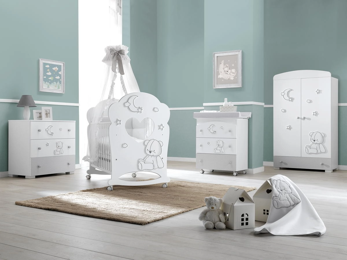 Шкаф Erbesi Stella Белый/Серый esyr9vc5wabk6tvjz3pso5nputyp2svl