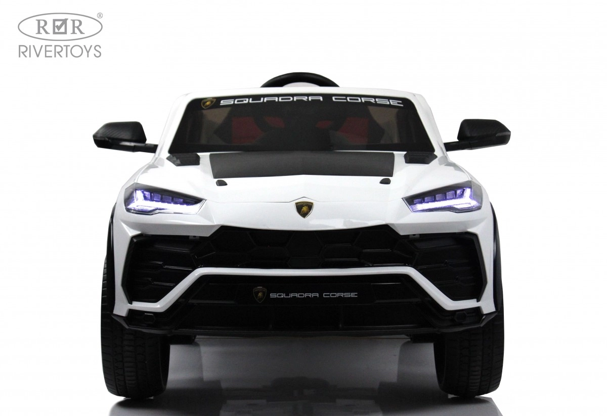 Детский электромобиль RiverToys Lamborghini Urus E777EE белый x9ug2sxbjr3if9cwiil1pfaoq0da1voh