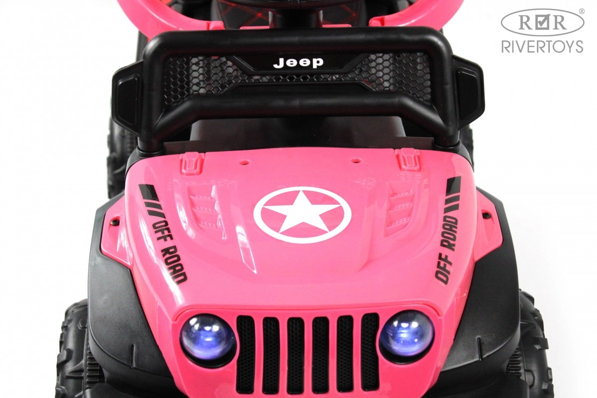 Детский электромобиль RiverToys G003GG розовый vghqbqcbm0j0c6rhcur99drrmv32rmne