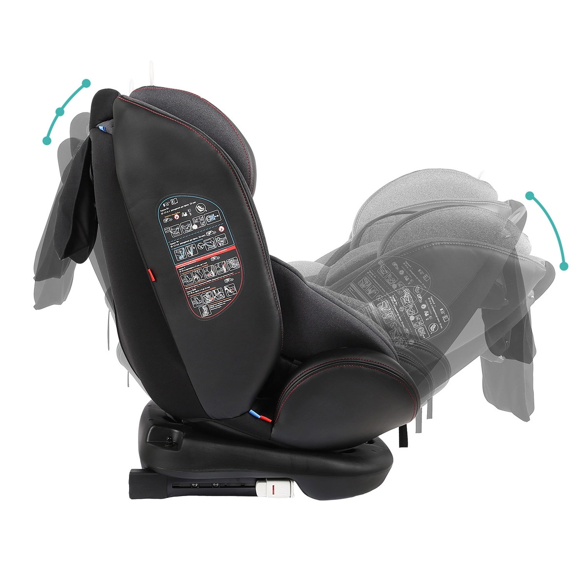 Автокресло Indigo AERO ISOFIX, ST-3, группа 0+1+2+3 черный-красный 6tq12iupgbu7p1g8xafpmcr0uvvs7jou