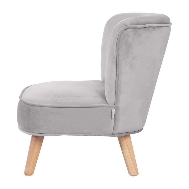 Детское велюровое кресло ROBA Lil Sofa Серый 7s483luluu1actpa4wm2xjnobdd1jhet
