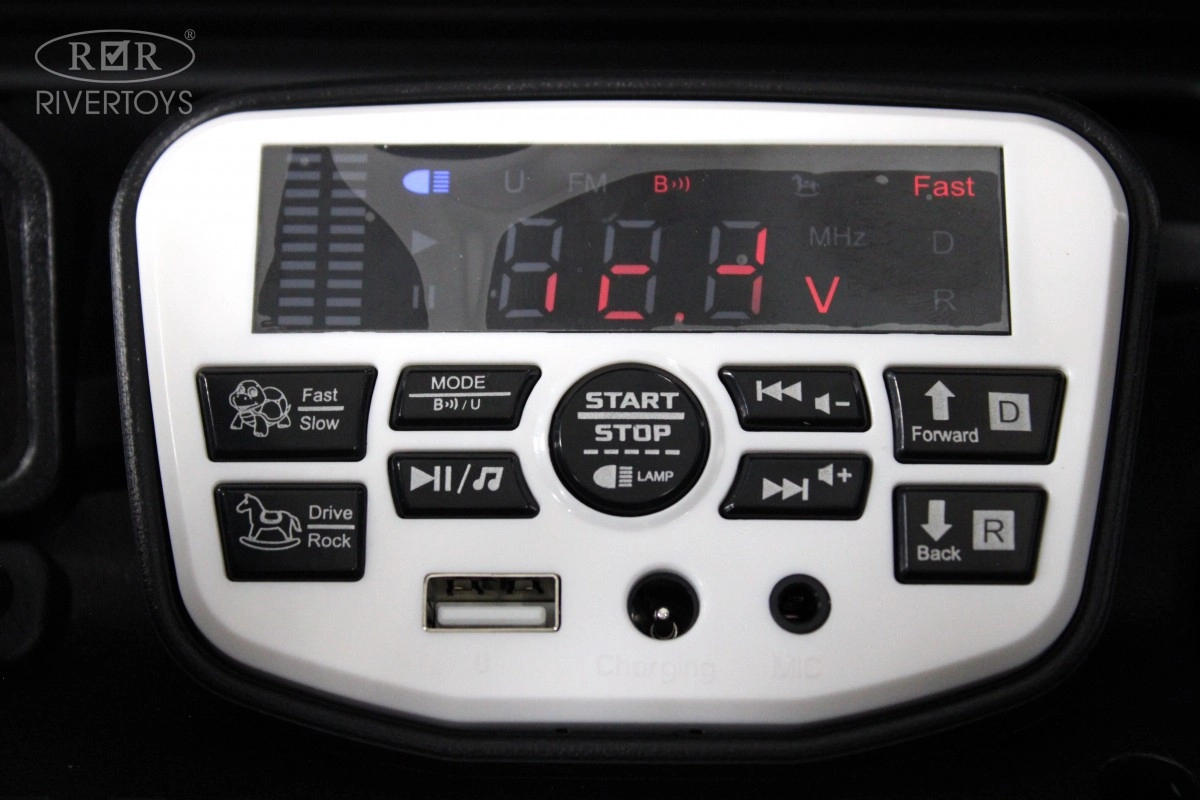 Детский электромобиль RiverToys М003БХ серый 1yjxtyyjyyoypaxhnhzevvopeizn8ej8