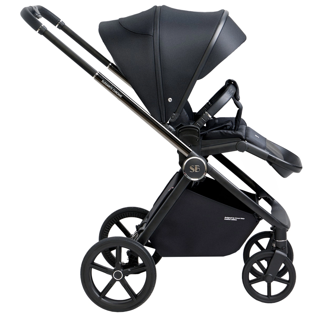 Прогулочная коляска Sweet Baby Elegante Chrome Black t57cwywr5eu6g6a29m8dbfrlic5525eu