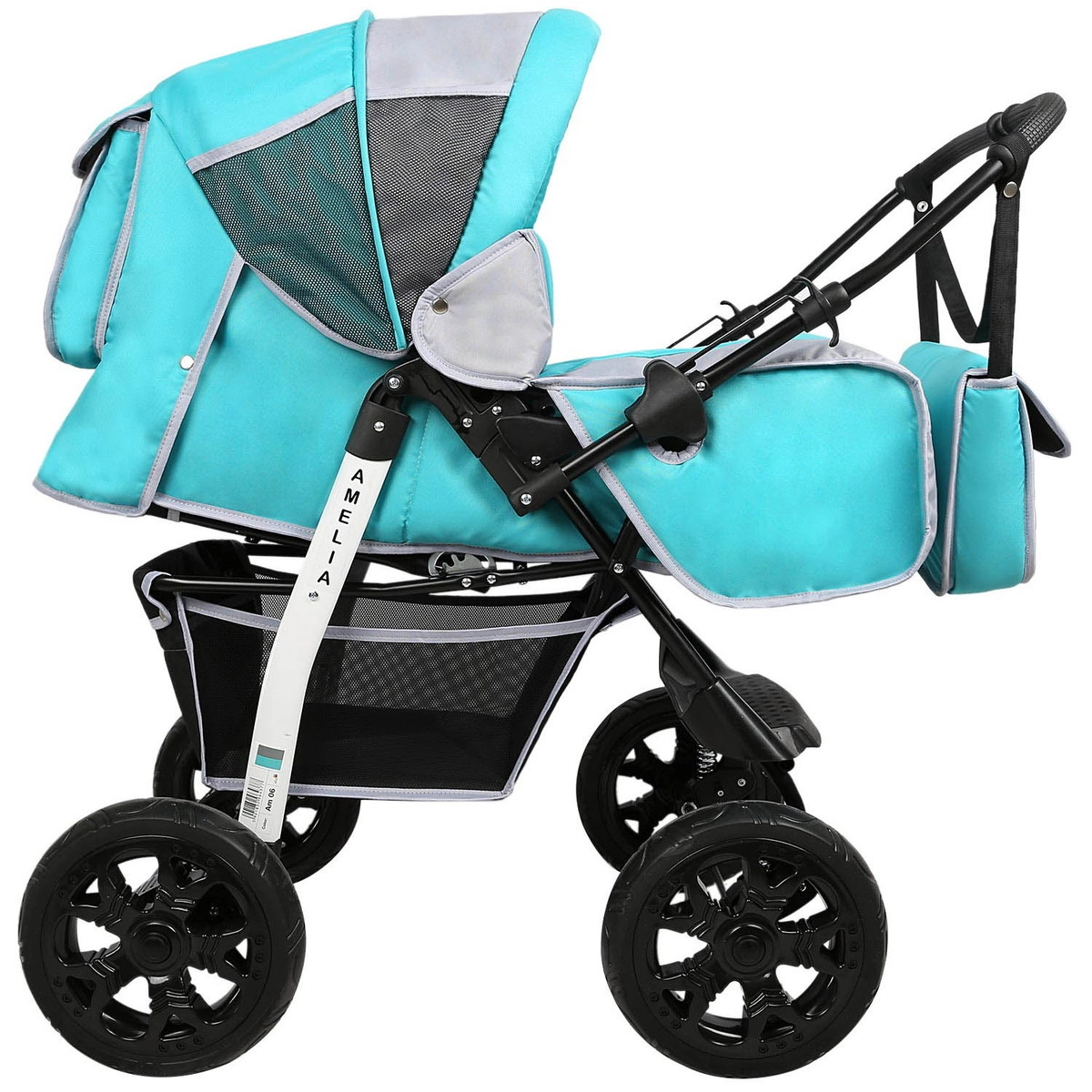 Прогулочная коляска Alis AMELIA I  бирюзовый+св.серый sudefs22qkbiqt3z9jiysbvayu0pqt9j