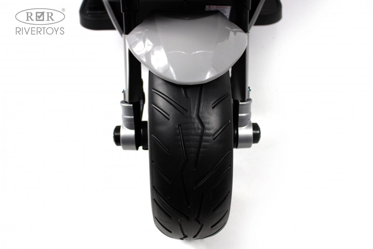 Детский электромотоцикл RiverToys C005MC серый 281yg1g1npzkmmp0db5nyi95zexpm91t