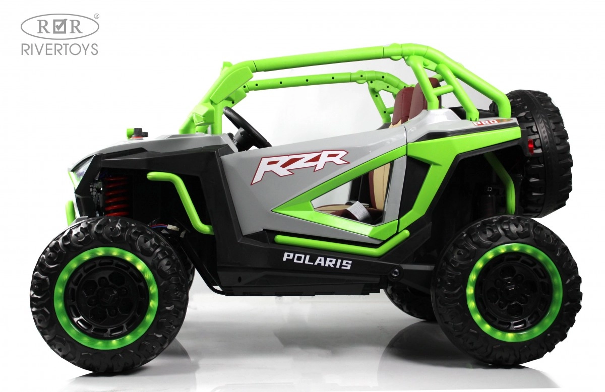 Детский электромобиль RiverToys E001EE серо-зеленый 8o4a4xzfcje27n7vgkpr9y6zzwpkousg