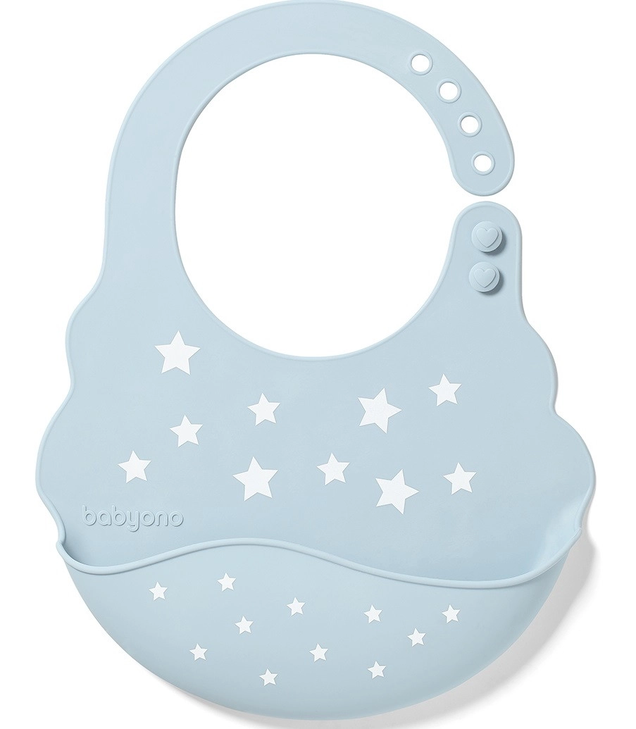 Нагрудник силиконовый BabyOno с регулируемой застежкой Небесный 0wsntce2hyp6ahc0fzsi54k2nodfp8bv