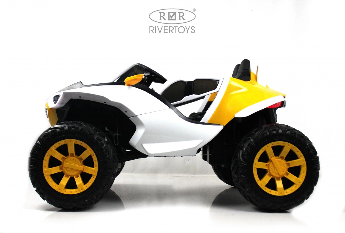 Детский электромобиль RiverToys K888AM желтый pc9felwh71t9h9m8n6i5evbb01th91yj