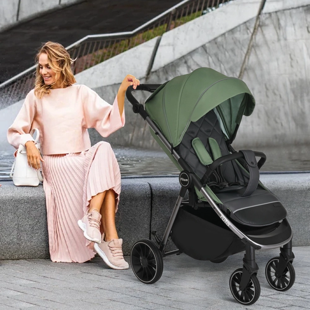 Прогулочная коляска PITUSO RUTA Green/Зеленый yuabjrbjr64cpuirr7b2s3dzdk6f5ne3